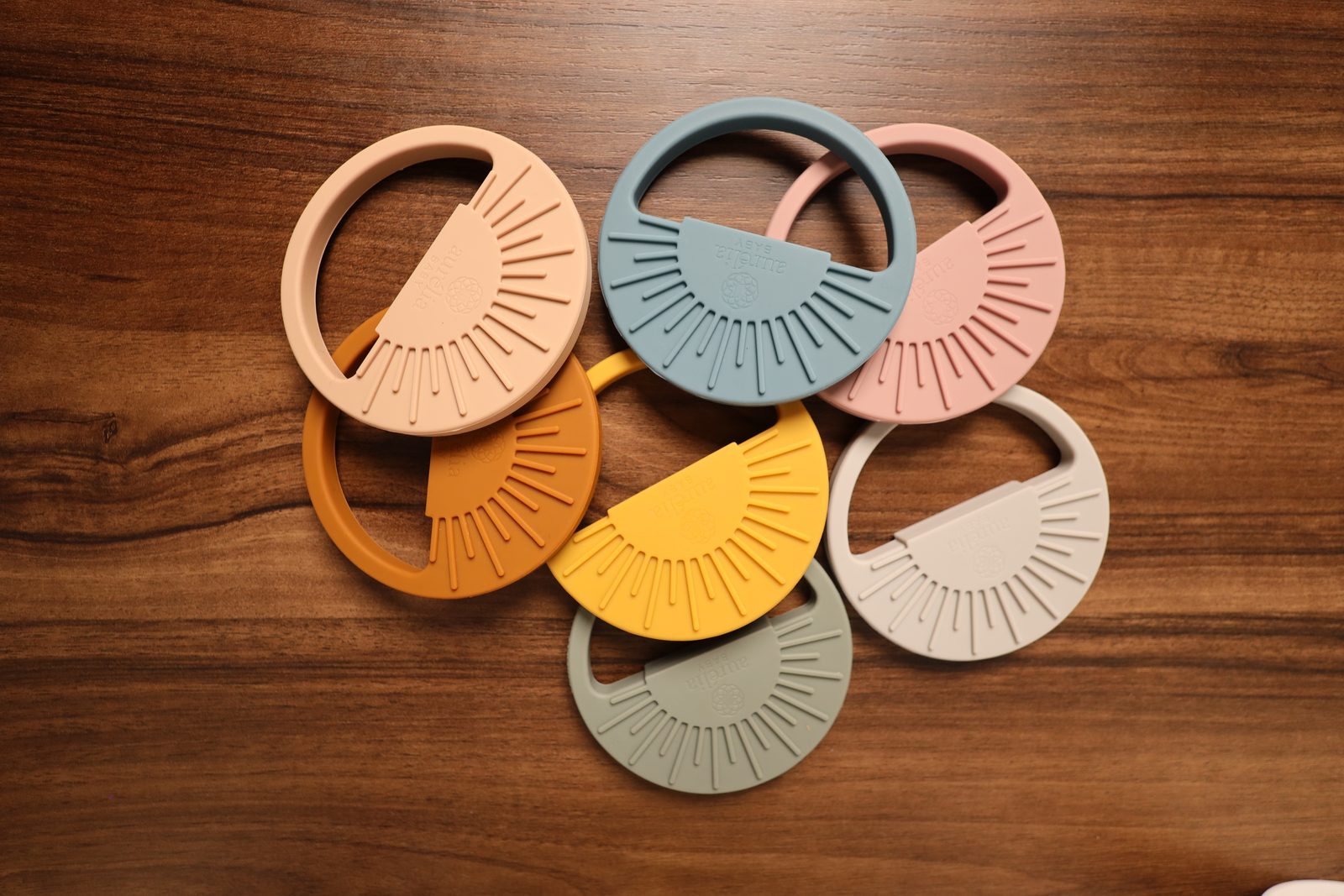 Colorful Silicone Teething Ring Collection